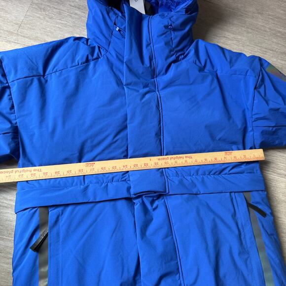 Adidas MYSHELTER COLD.RDY Parka Puffer Jacket Men's M NWT Royal Blue A8920 Zip - Picture 11 of 16